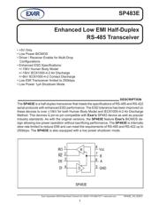 SP483ECP-L 数据规格书 1