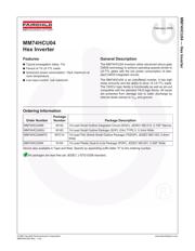 MM74HCU04M datasheet.datasheet_page 1