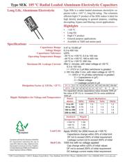 SEK470M025STD 数据规格书 1