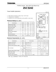 2SC5242-O datasheet.datasheet_page 1