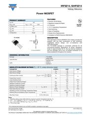 IRF9Z14 Datenblatt PDF