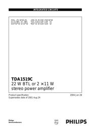 TDA1519CTH datasheet.datasheet_page 1