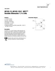 AV102-12LF datasheet.datasheet_page 1