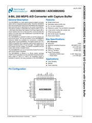 ADC08B200QCIVS/NOPB 数据规格书 2
