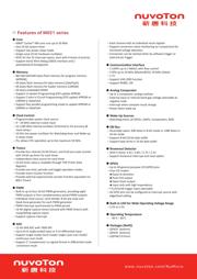 M0516ZBN datasheet.datasheet_page 2