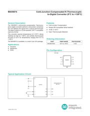 MAX6674ISA+ Datenblatt PDF