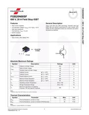 FGB20N60SF datasheet.datasheet_page 1