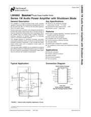 LM4860MX/NOPB 数据规格书 2