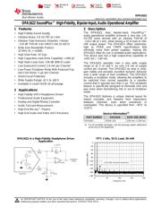 OPA1622IDRCT 数据规格书 1