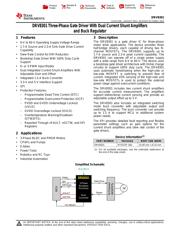 DRV8301DCAR Datenblatt PDF