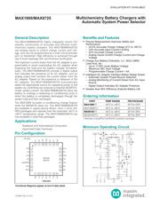 MAX8725ETI+ Datenblatt PDF