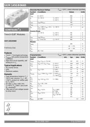 SKM 145 GB 066D 数据规格书 1
