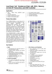 CC2511F8RSPR datasheet.datasheet_page 1