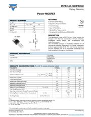 IRFBC40 数据规格书 1