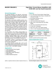 MAX9611AUB+T Datenblatt PDF