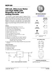 NCP160AFCS450T2G 数据规格书 1