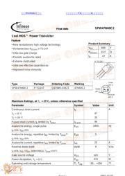 SPW47N60C2 datasheet.datasheet_page 1