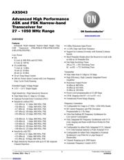 AX5043-1-TW30 Datenblatt PDF