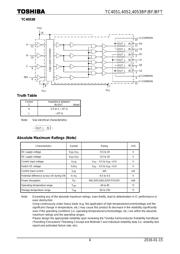 TC4093BF(EL,N,F) 数据规格书 4