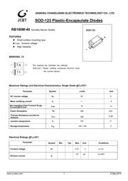 RB160M-40 数据规格书 1