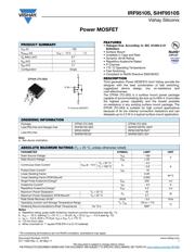 IRF9510STRLPBF 数据规格书 1