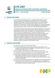 LPC2387FBD100,551 Datenblatt PDF