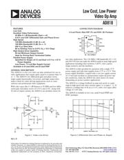 AD818AN datasheet.datasheet_page 1