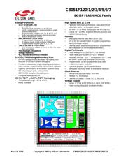 C8051F121-GQ Datenblatt PDF