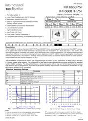 IRF6668TR1PBF 数据规格书 1