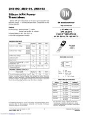 2N5190 Datenblatt PDF