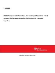 LP2981AIM5-3.0/NOPB 数据规格书 1