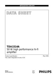 TDA1514 datasheet.datasheet_page 1