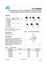 STW13NM60N datasheet.datasheet_page 1