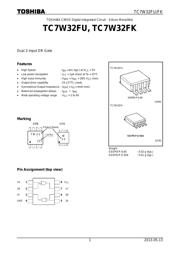 TC7W32FK datasheet.datasheet_page 1