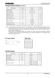 TC7W32FK datasheet.datasheet_page 2