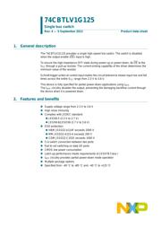 74CBTLV1G125GV,125 datasheet.datasheet_page 1