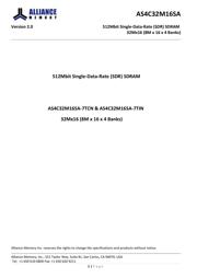 AS4C32M16SA-7BIN datasheet.datasheet_page 1