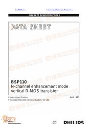 BSP110 datasheet.datasheet_page 1