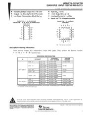 SN74HCT08DRE4 数据规格书 1