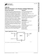 LM4132DMFX-2.0/NOPB 数据规格书 2