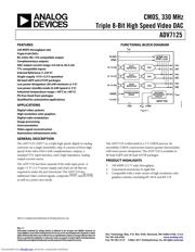 ADV7125KSTZ50-REEL 数据规格书 1