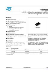 TDA7566 datasheet.datasheet_page 1