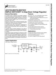 LM2575HVSX-15/NOPB 数据规格书 2