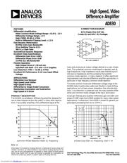 AD830 datasheet.datasheet_page 1