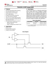 TS5A3159DBVR Datenblatt PDF