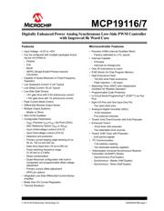 MCP19116-E/MJ 数据规格书 1