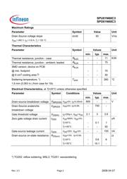 SPD01N60C3XT datasheet.datasheet_page 2