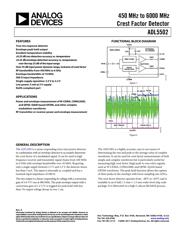 ADL5502ACBZ-P7 数据规格书 1