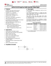 SN74LVC1G125DCKT Datenblatt PDF