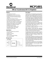 MCP1601-IMS 数据规格书 1